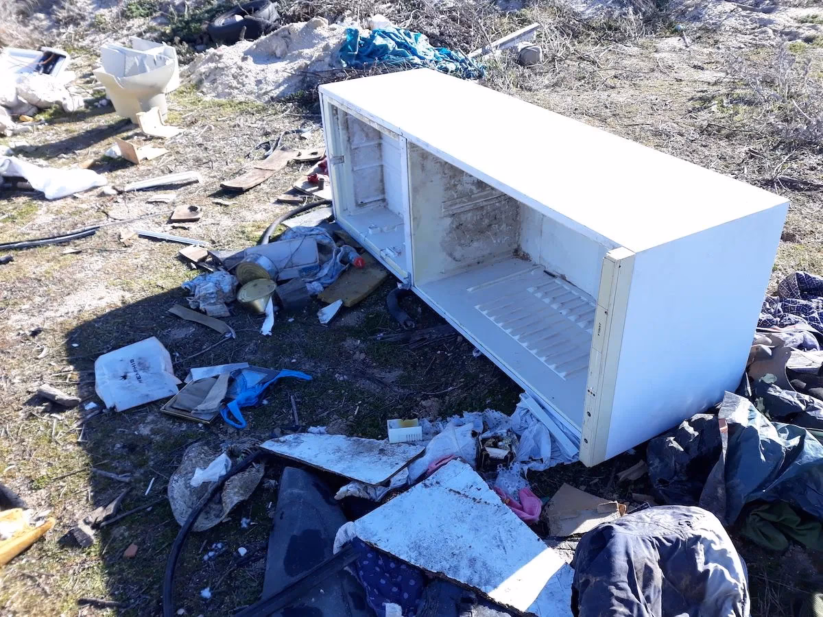 ¿Cuál es el nivel de contaminación de los desechos del frigorífico?