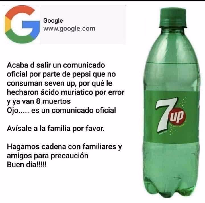 ¿Qué pasa con el ácido muriático en la 7up?
