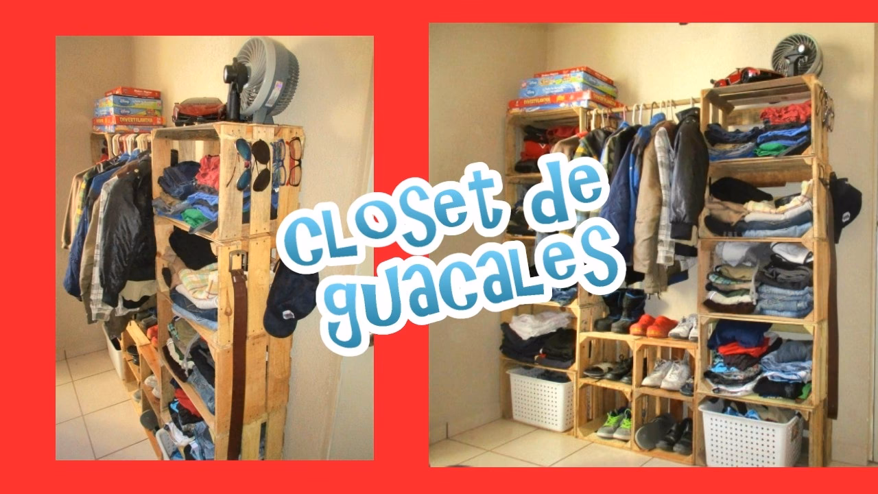 ¿Cómo hacer un ropero improvisado?