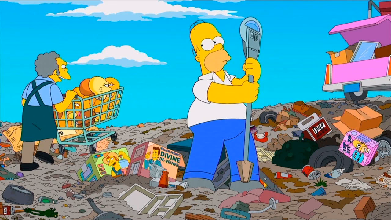 ¿Qué pasa si Homero Simpson come comida rápida?