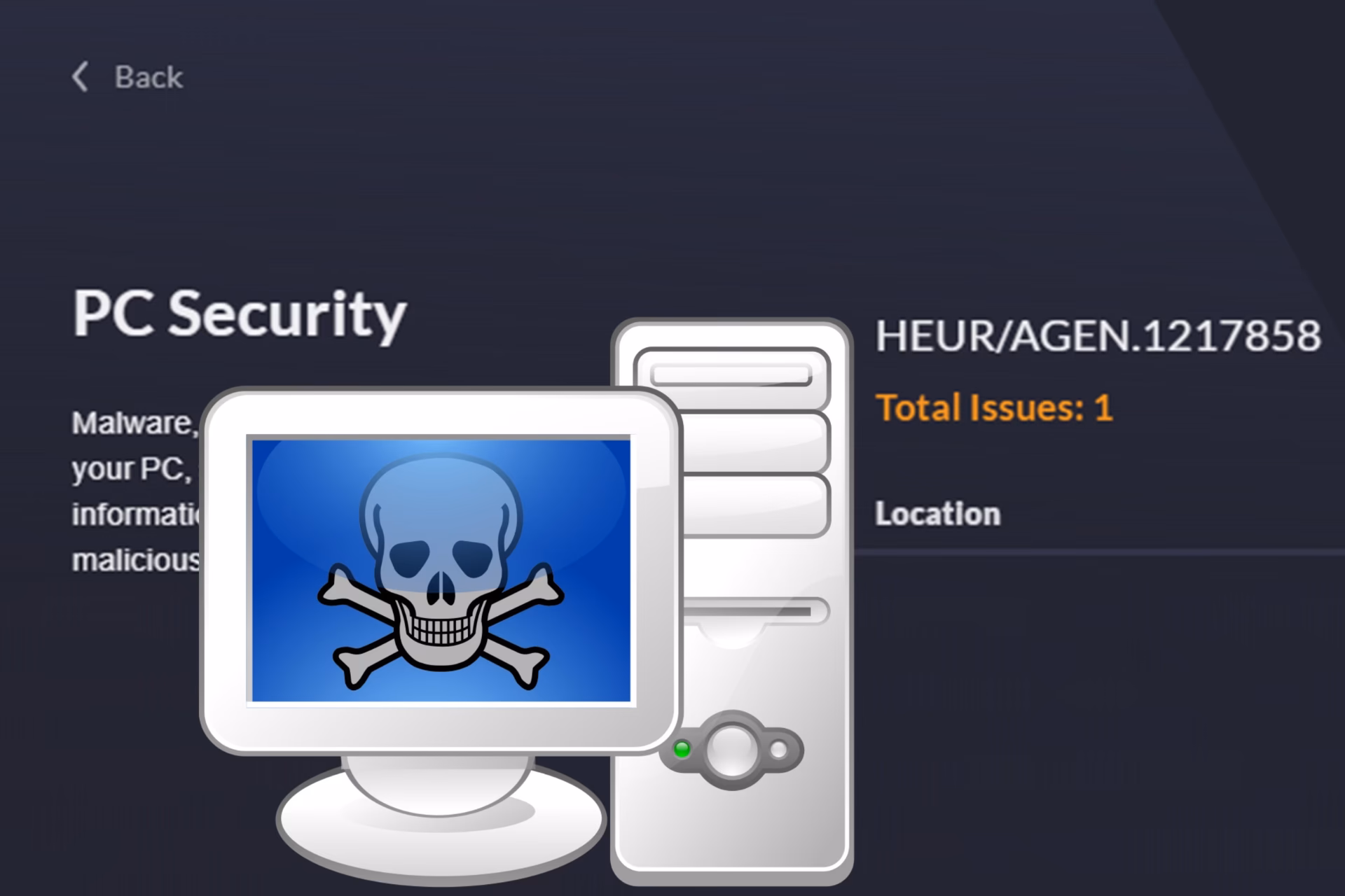 What happens if you get a virus on your computer?