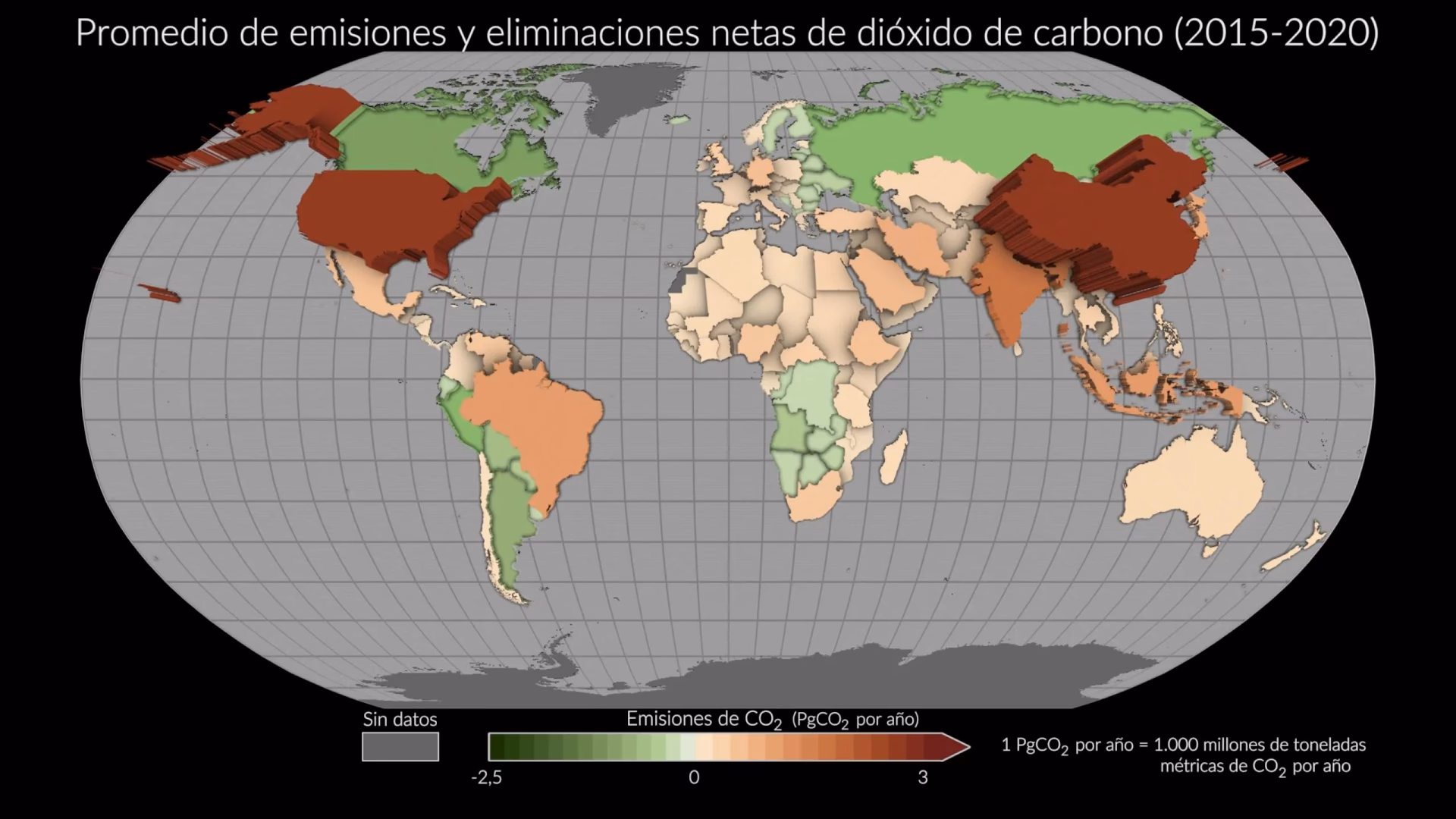 ¿Qué es el mapa global del carbono?