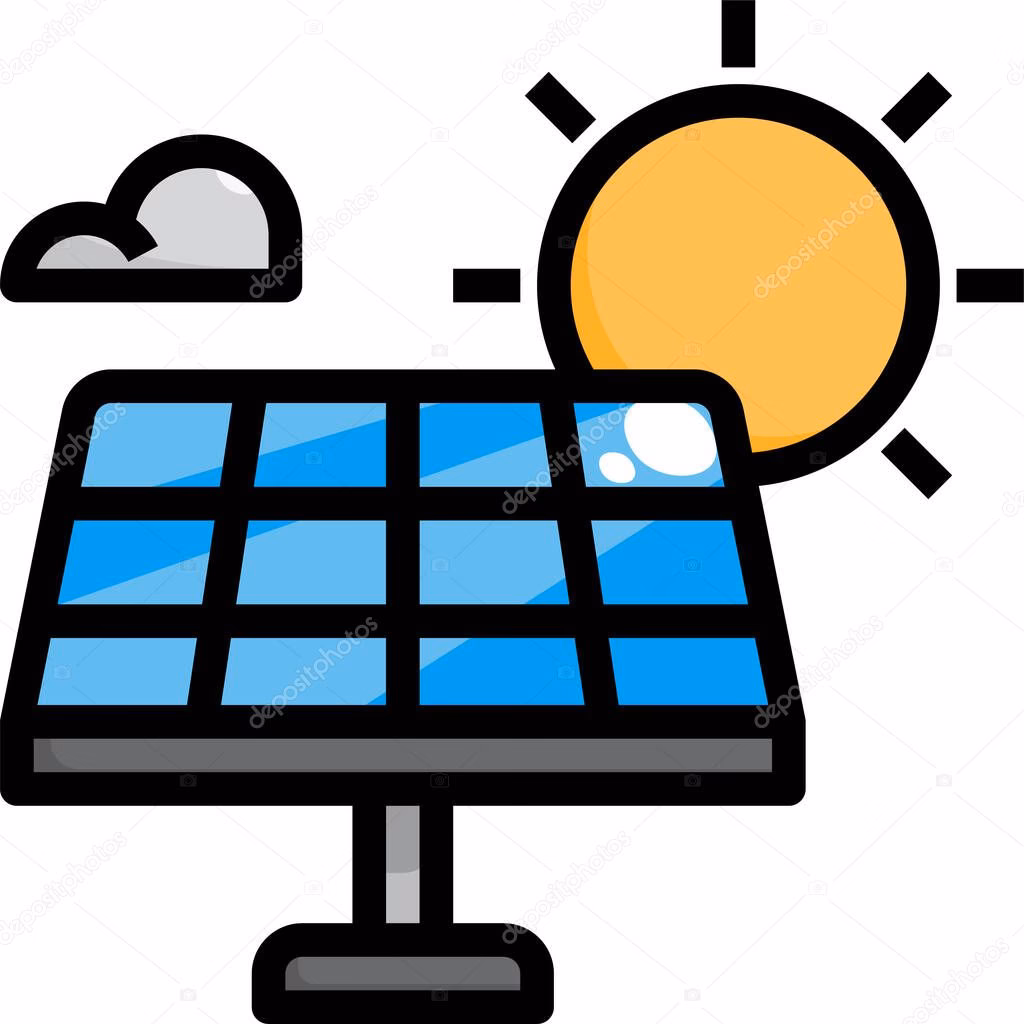 ¿Dónde puedo descargar iconos de energía solar?