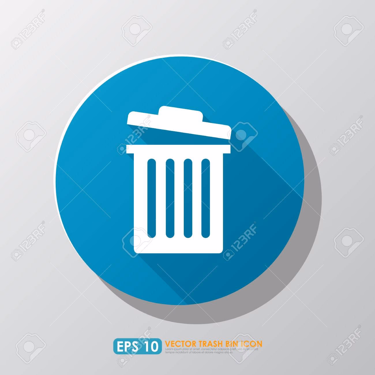 ¿Cuántos iconos vectoriales de Papelera de reciclaje hay disponibles?