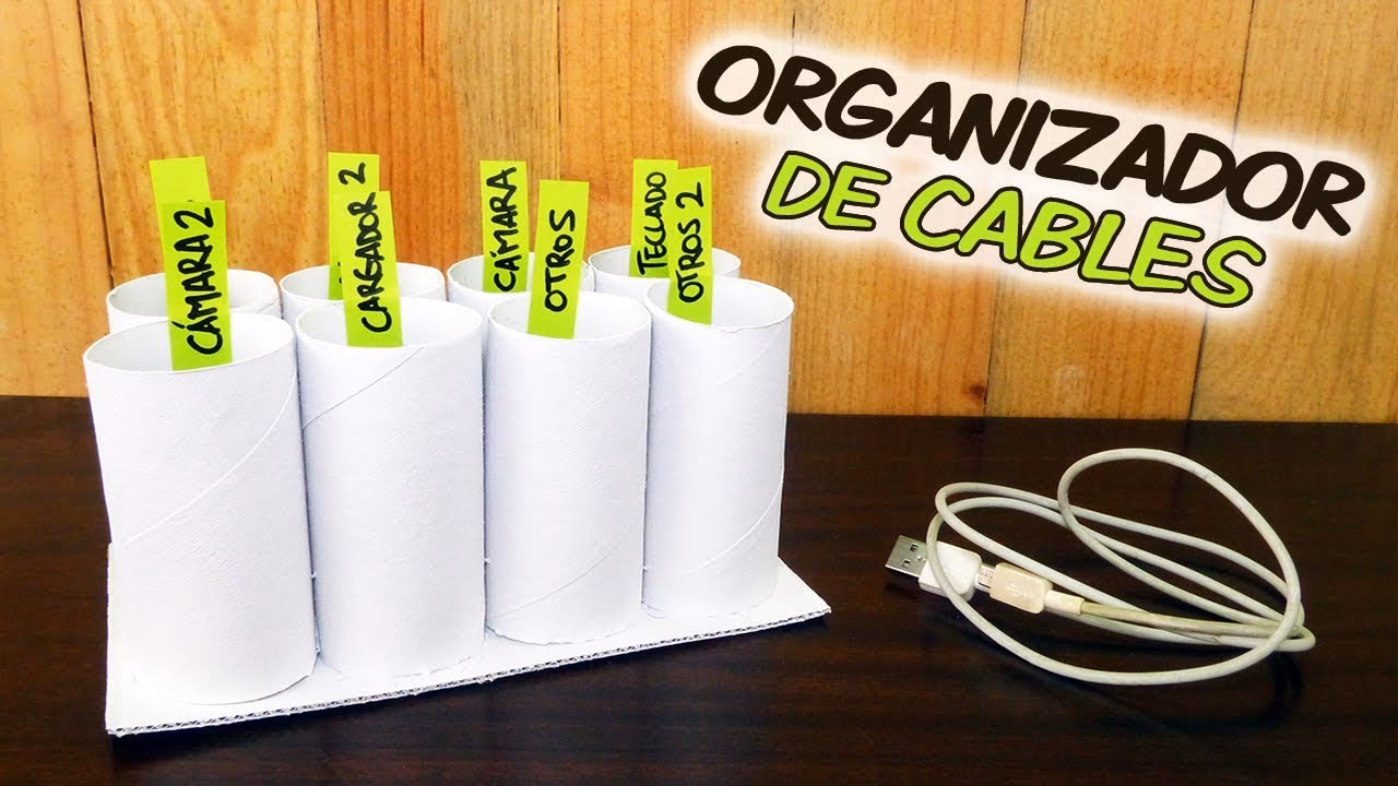 ¿Cómo puedes reciclar y convertir cables viejos en objetos decorativos?