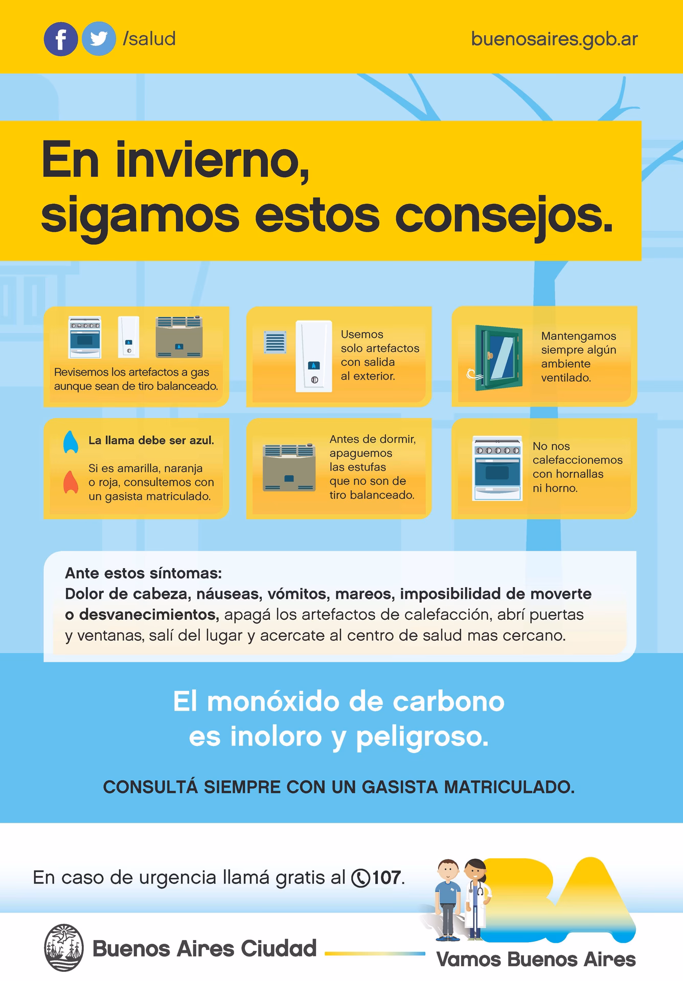 ¿Cómo prevenir un accidente por inhalación de monóxido de carbono?