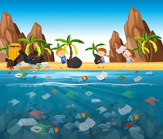 ¿Por qué la gente tira basura en el agua?