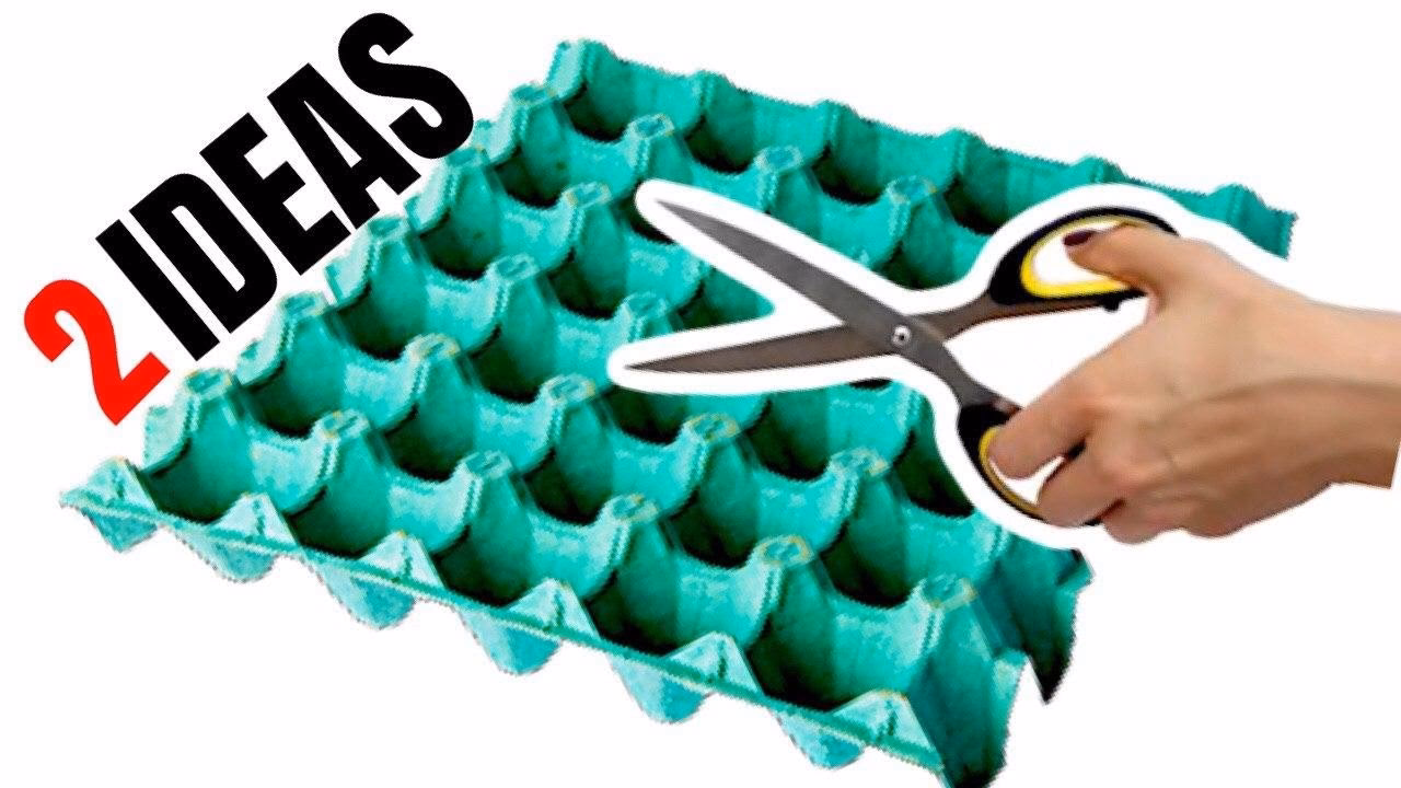 ¿Qué se puede hacer con los envases de cartón de huevos?