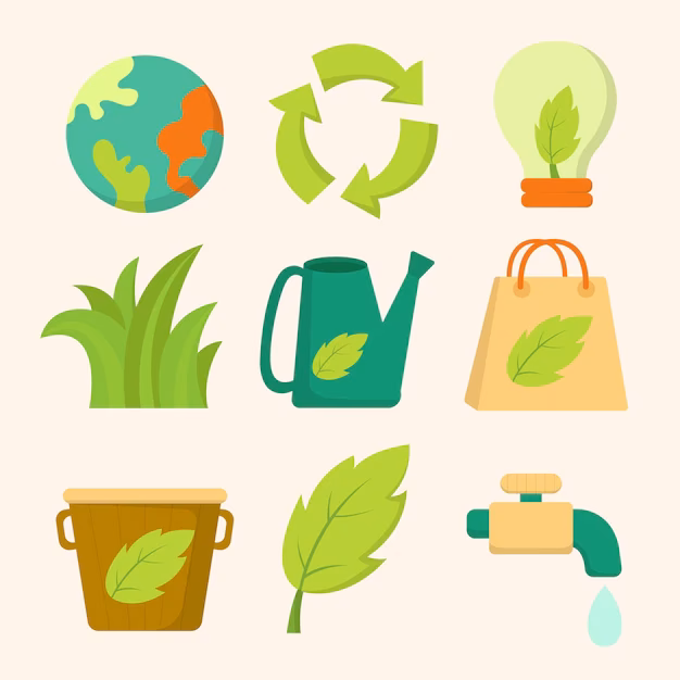 ¿Cuáles son los elementos del reciclaje?