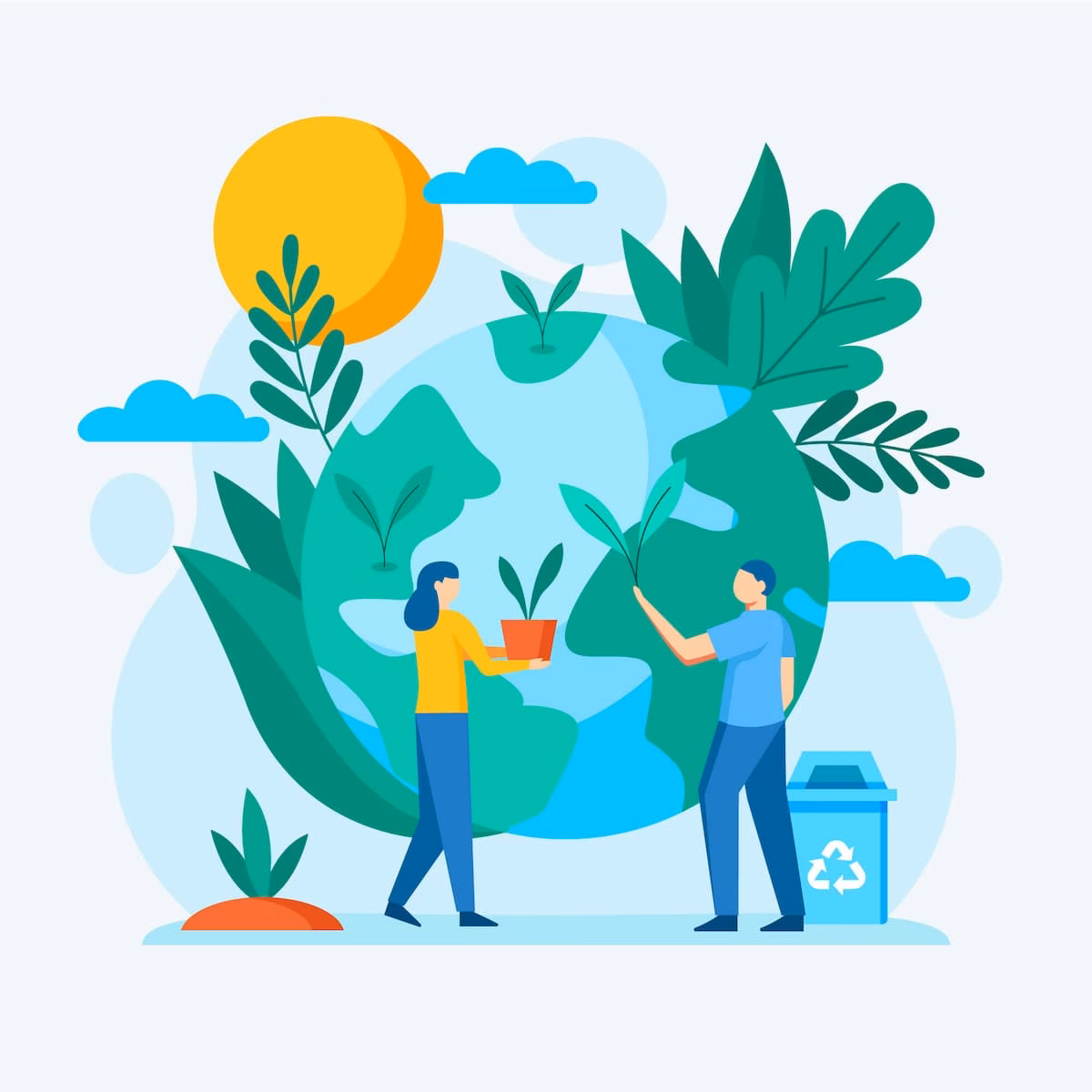 ¿Cómo pueden dos hombres ayudar al medio ambiente?