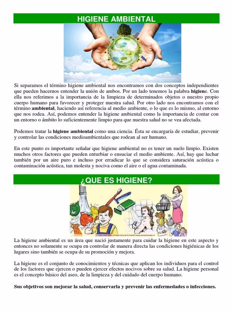 ¿Qué es la higiene personal?