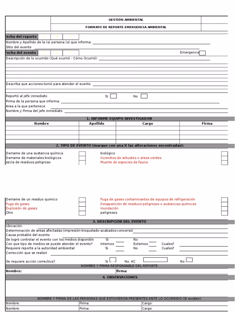 ¿Cómo comunicar un incidente ambiental?