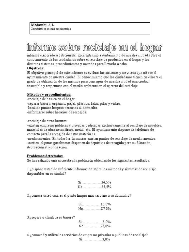 ¿Cuál es el objetivo del reciclaje de los envases domésticos?