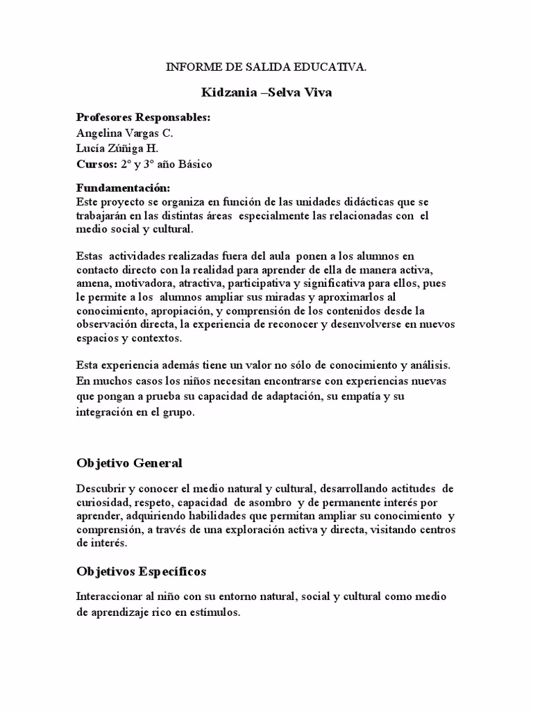 ¿Cuáles son las consecuencias de una excursión escolar?