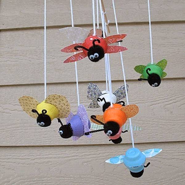 ¿Qué insectos se pueden crear con los rollos de papel higiénico?