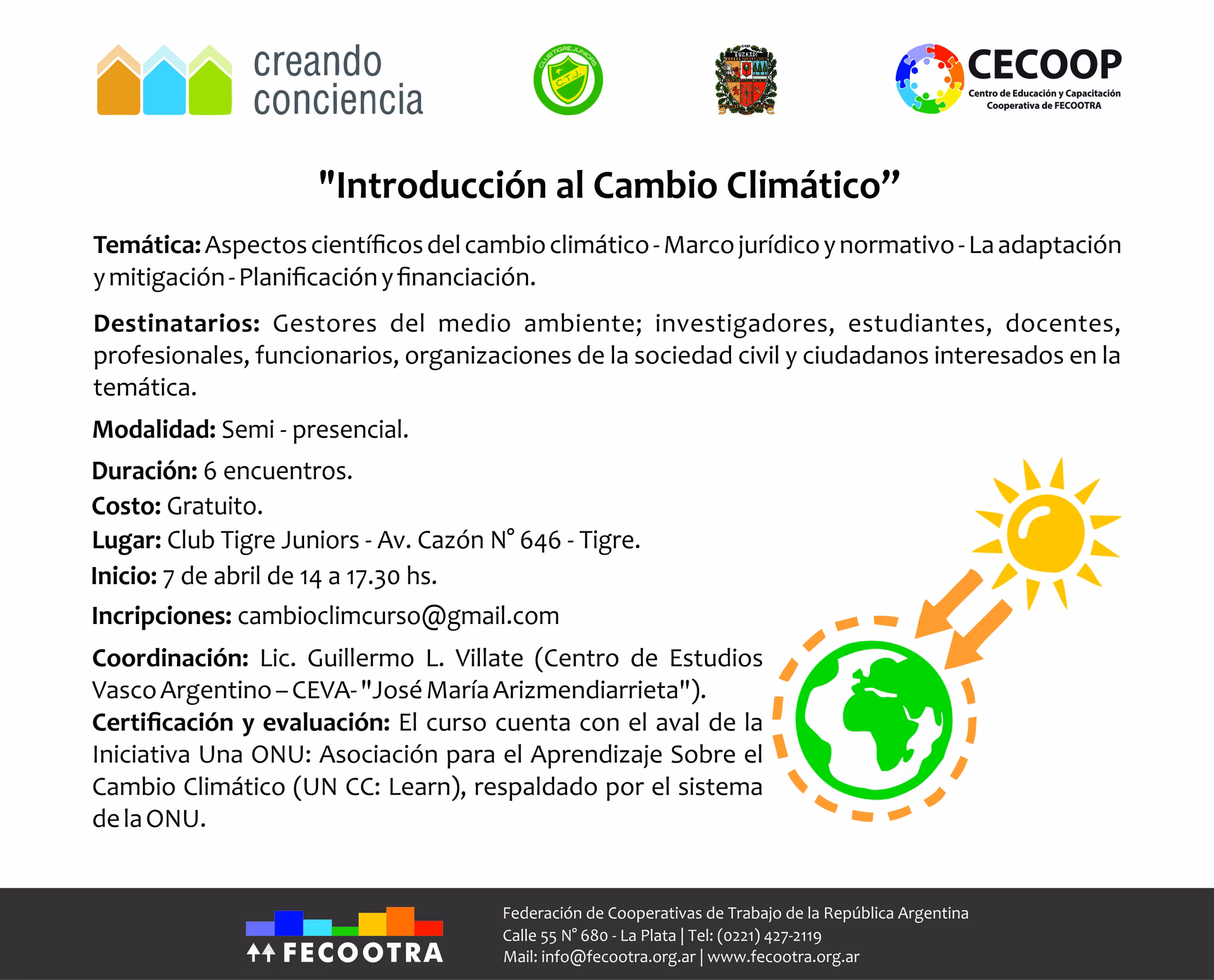 ¿Qué nos cobrará el cambio climático?