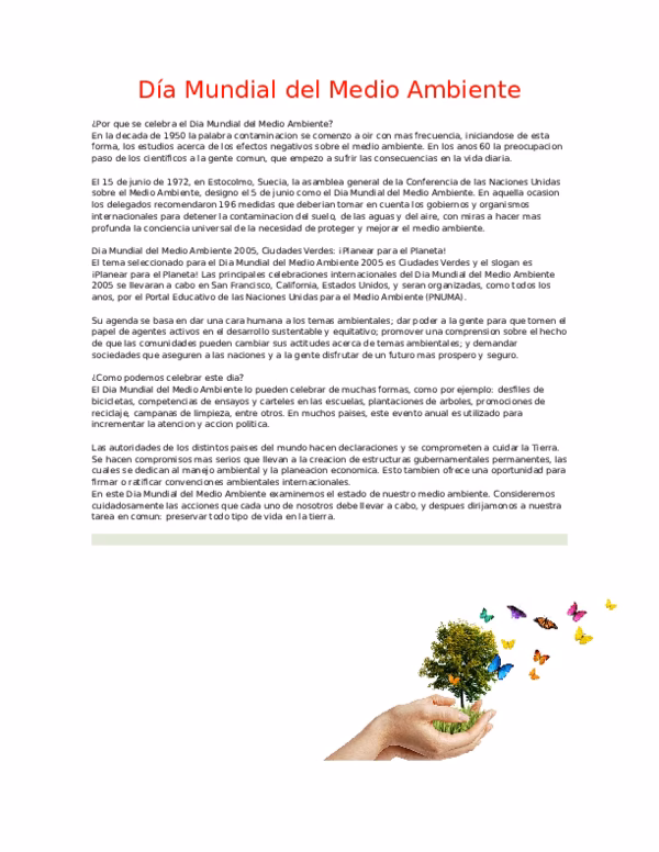 ¿Qué es la Conferencia de Estocolmo sobre el Medio Ambiente Humano?