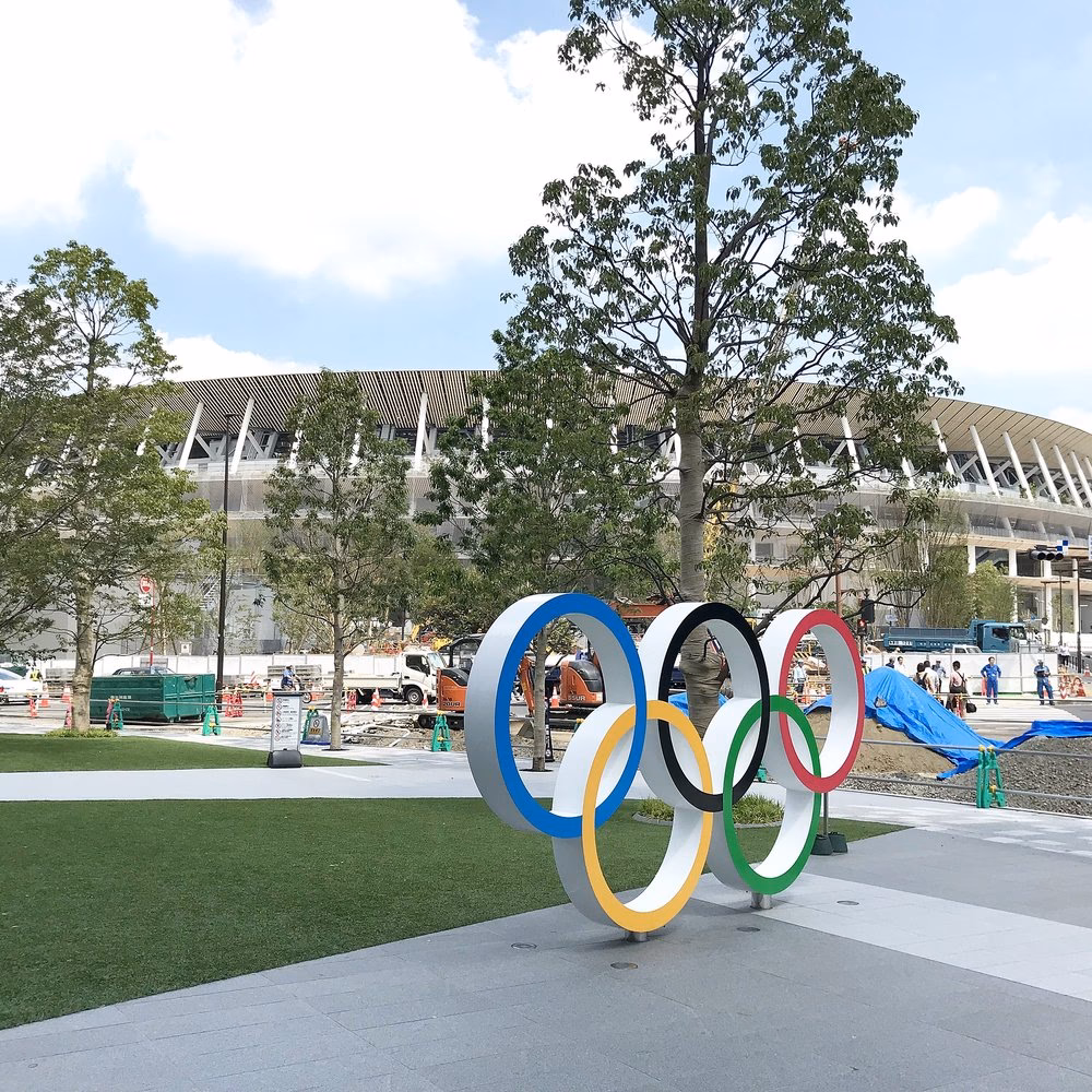 Did Japanese government use timber to build Tokyo 2020 Olympics stadium?