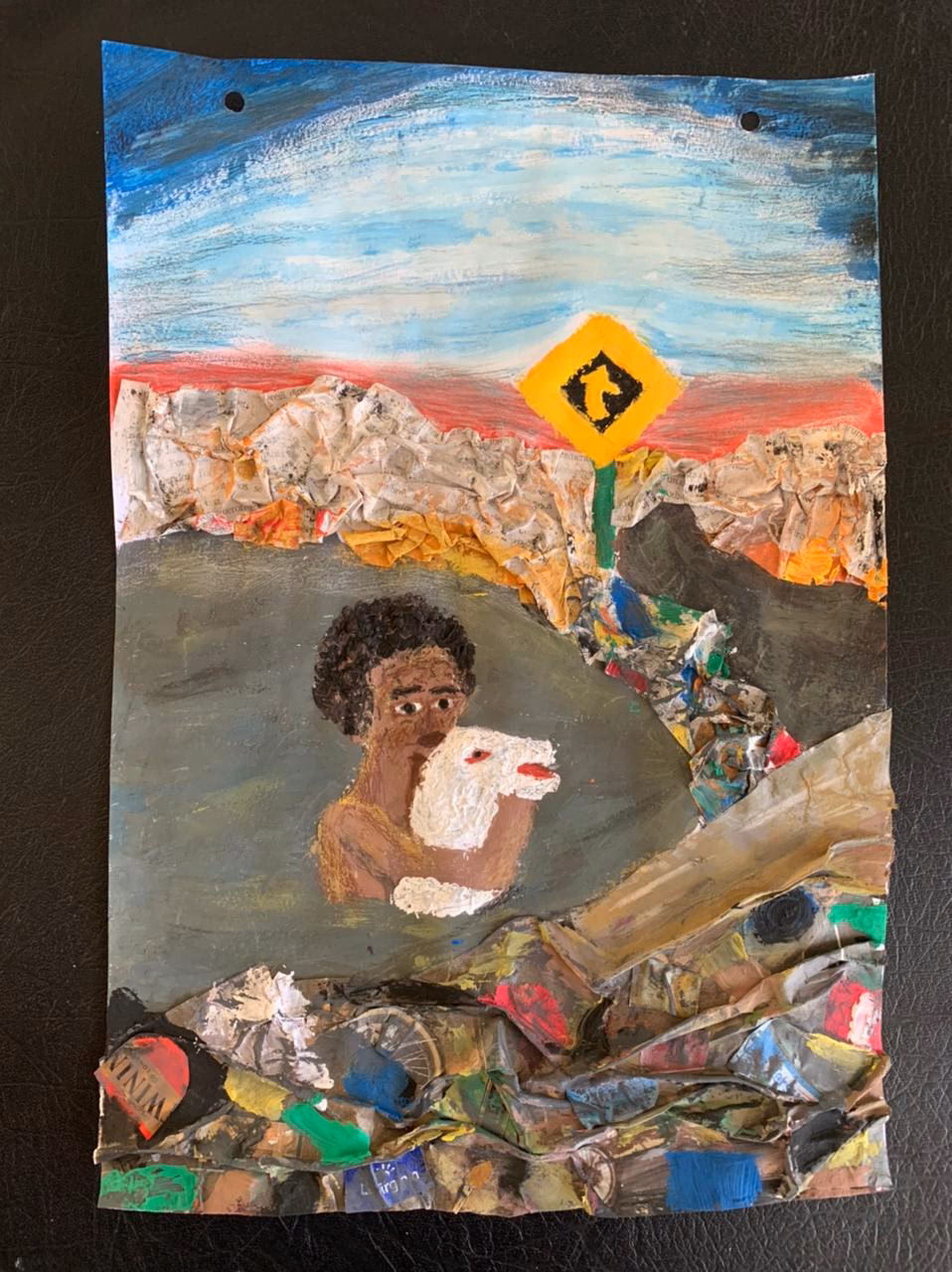 ¿Cuáles fueron las técnicas utilizadas por Juanito Laguna en sus cuadros?