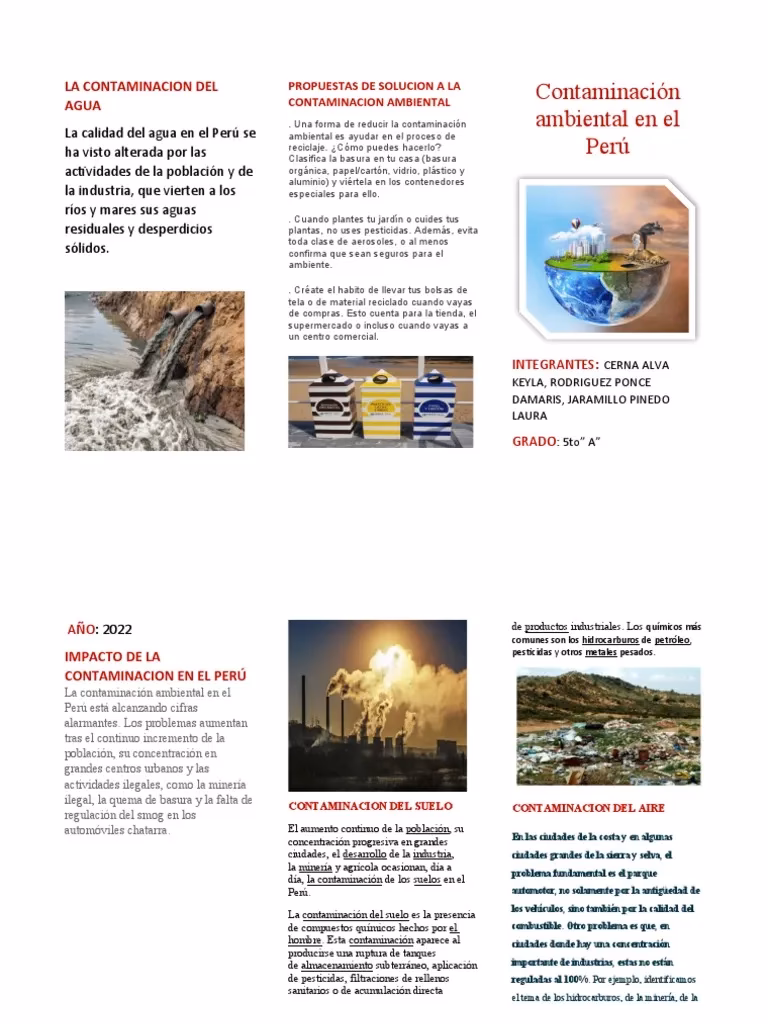 ¿Cuáles son los principales problemas ambientales en el Perú?