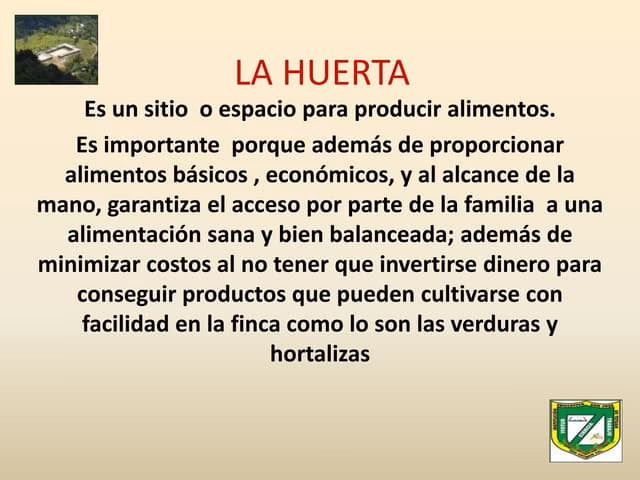 ¿Cuál es la importancia de los huertos para el medio ambiente?