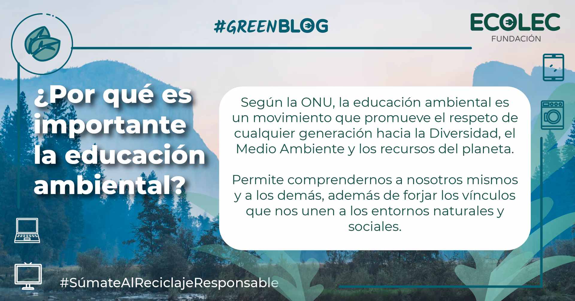 ¿Por qué es importante cuidar el medio ambiente?