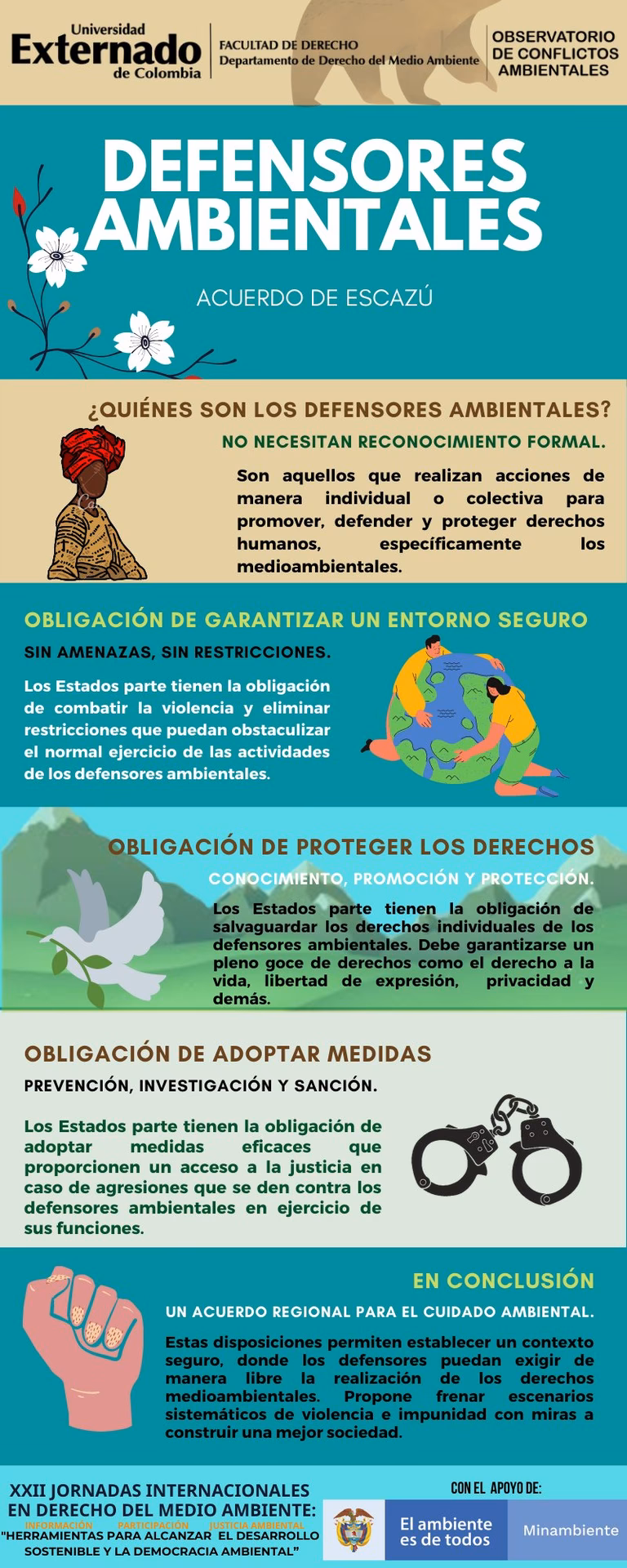 ¿Cuál es el puente conceptual entre justicia ambiental y conflictos ambientales?