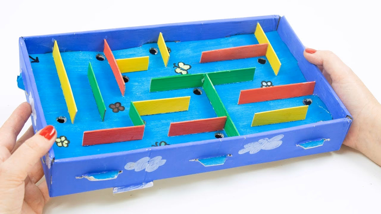 ¿Qué es un laberinto para canicas?