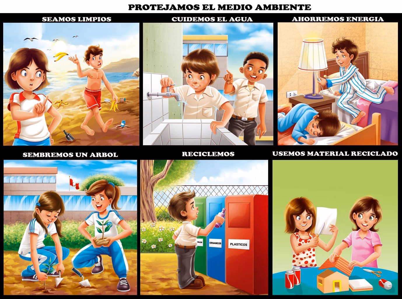 ¿Cuáles son las normas de cuidado del Medio Ambiente?