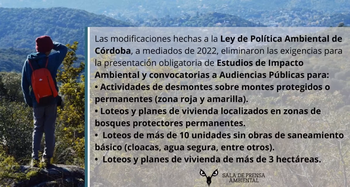 ¿Qué es la ley provincial del ambiente?