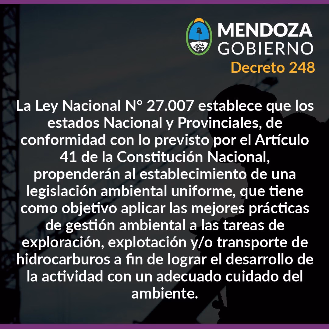 ¿Cuál es el objetivo de la Ley de Mendoza?