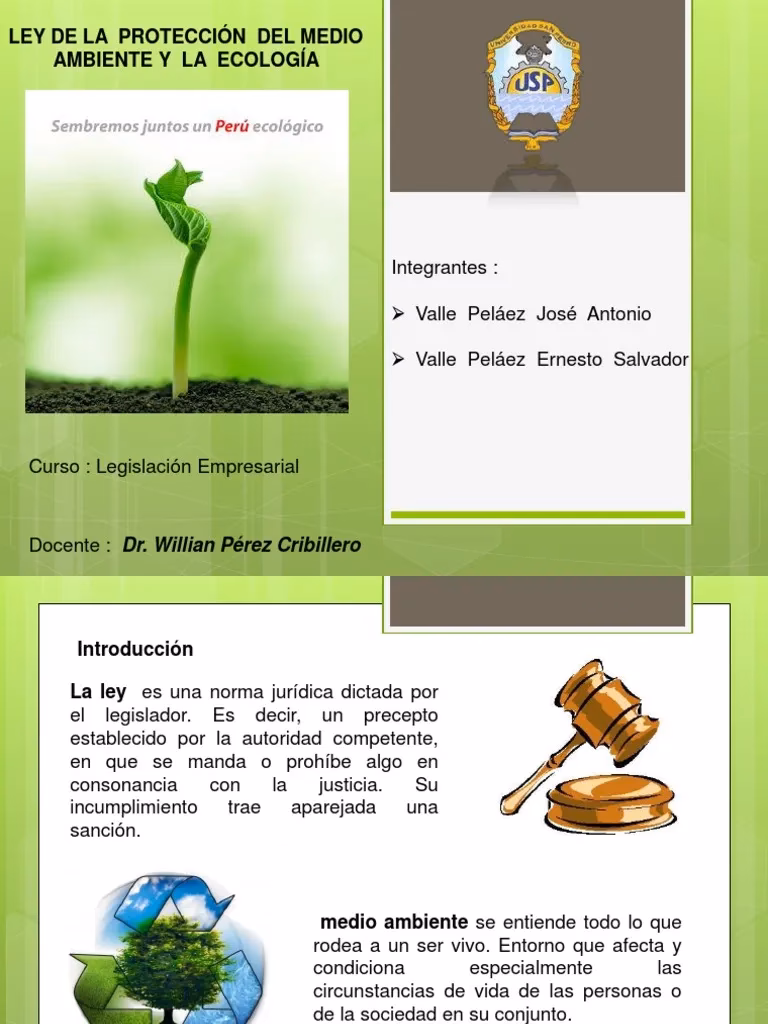 ¿Qué es la Ley de protección del ambiente?