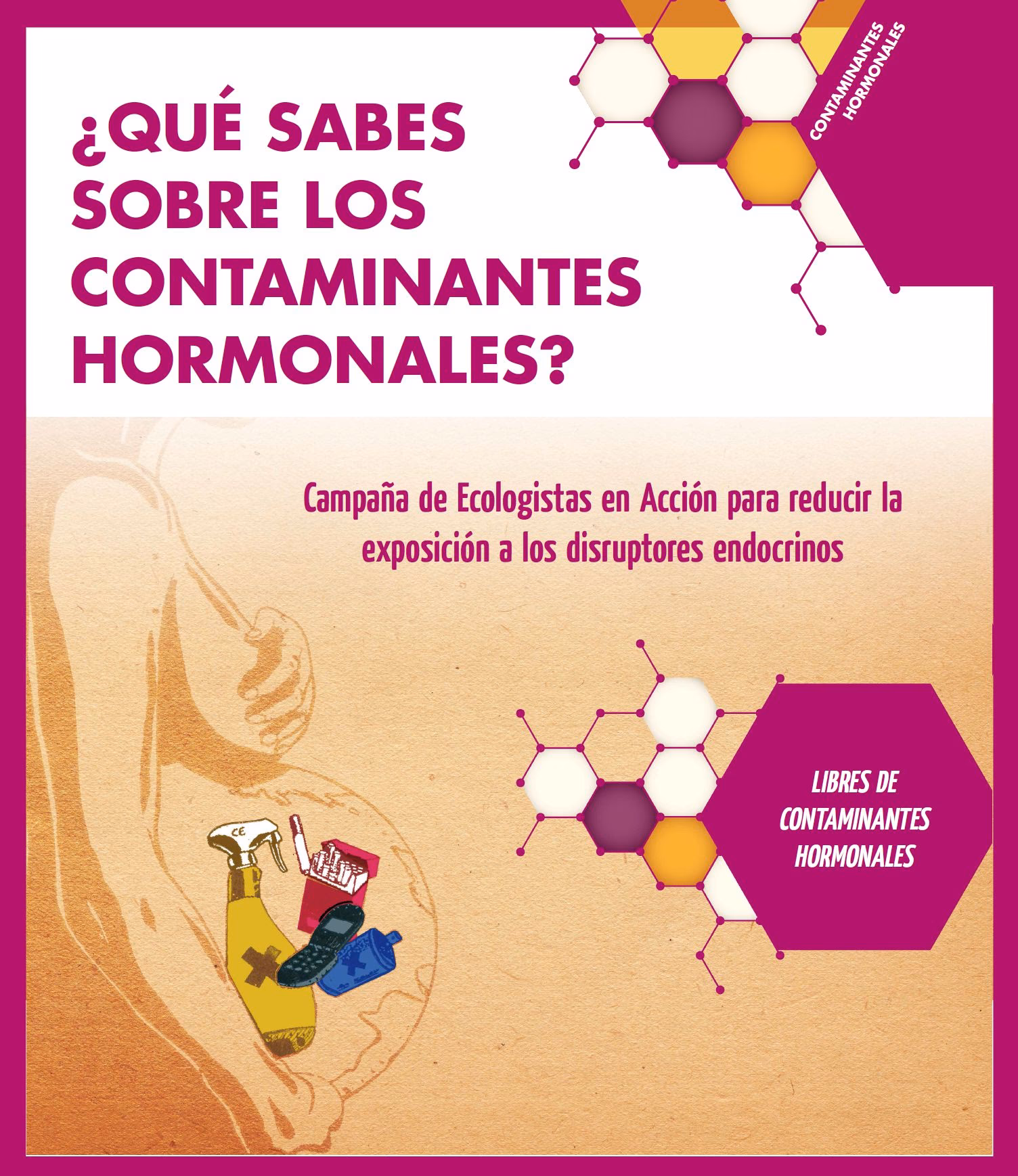 ¿Cómo afectan los disruptores hormonales al sistema endocrino?