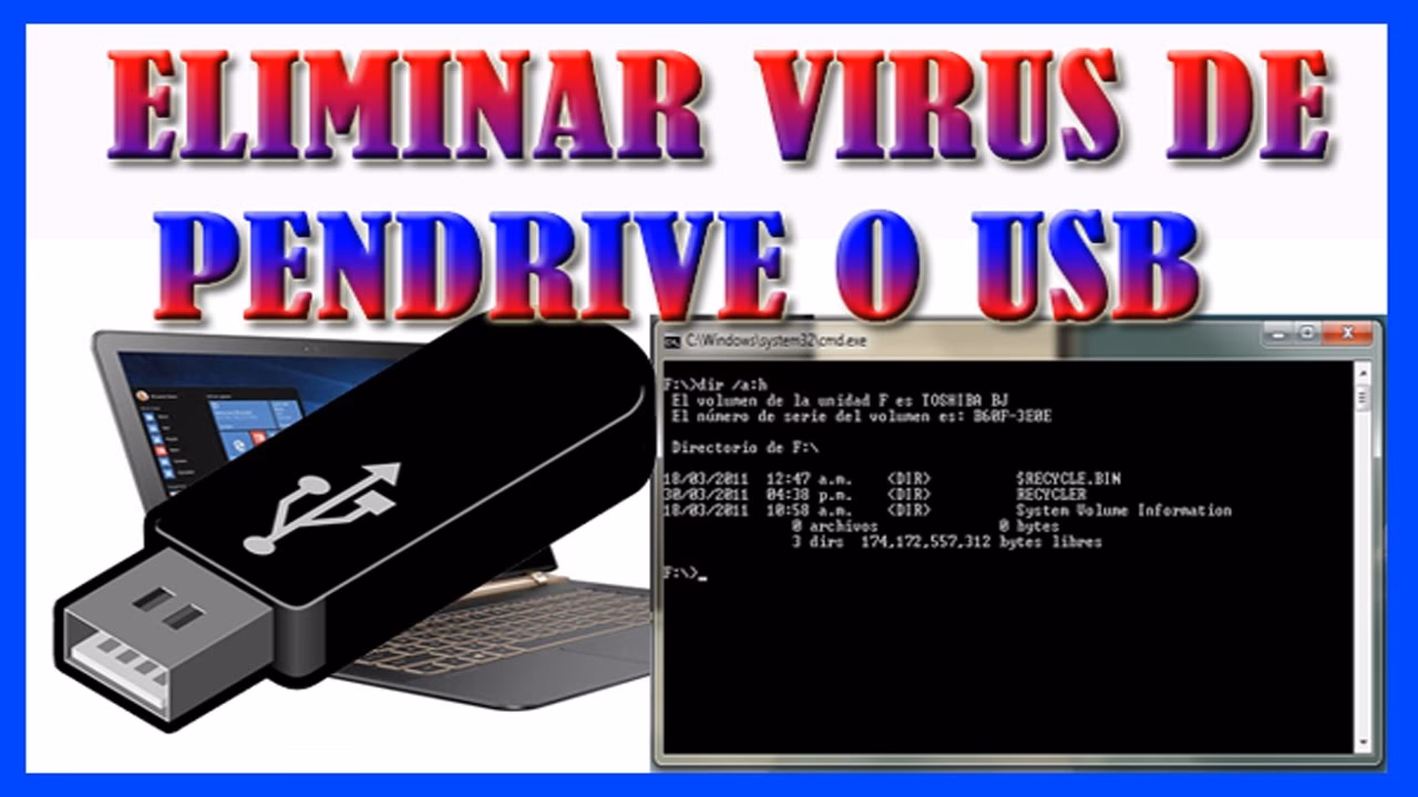 ¿Cómo eliminar un virus de USB sin afectar los archivos almacenados?