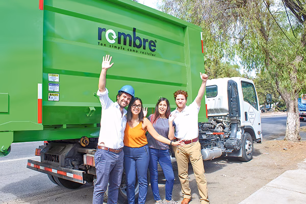 ¿Cómo funciona la aplicación de reciclaje?
