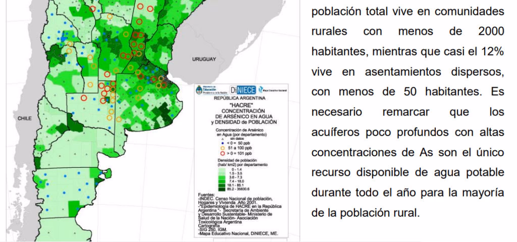 ¿Cuáles son las enfermedades causadas por el arsénico?