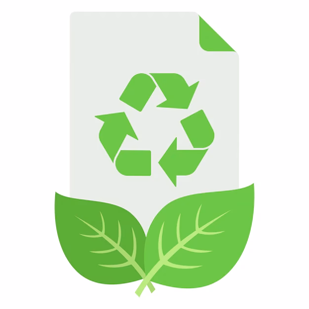 ¿Cómo se transcriben las ideas a una hoja reciclada?