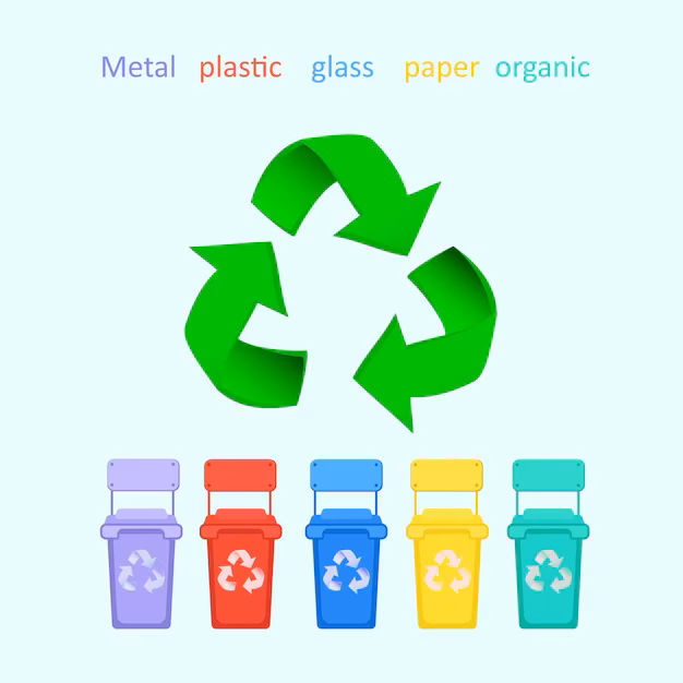 ¿Cómo puedo reciclar los cubos de basura?