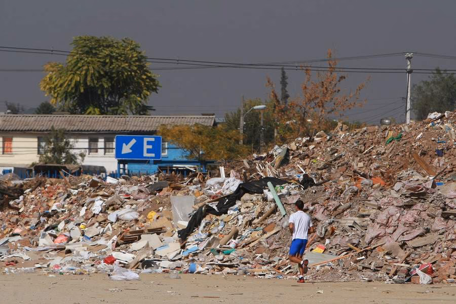 ¿Cuáles son las consecuencias de los escombros?