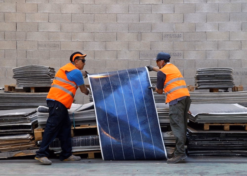 ¿Dónde se reciclan los paneles solares?