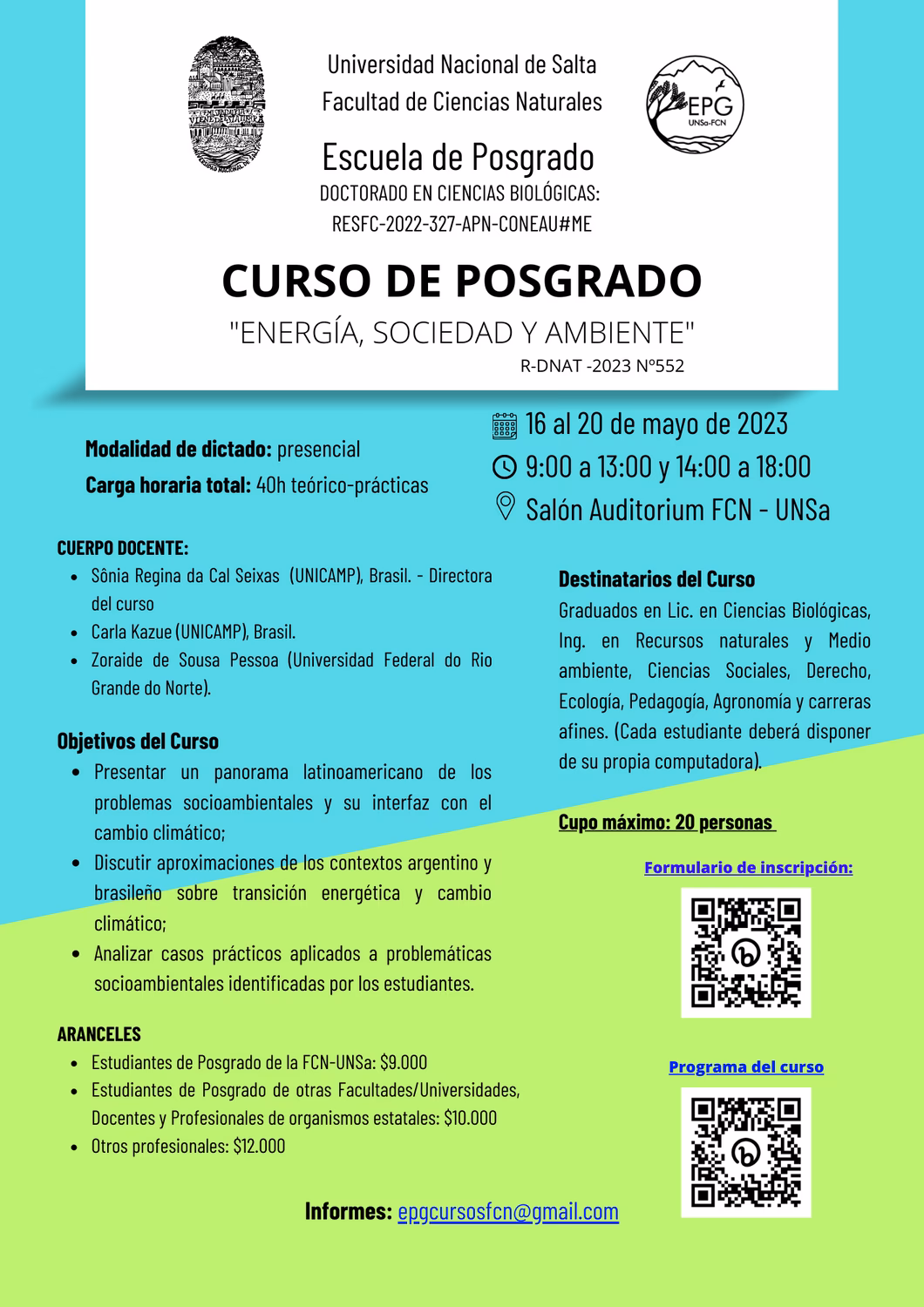 ¿Quién es la alumna de la maestría en Ciencias en recursos naturales?