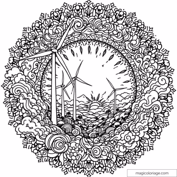 ¿Qué significa colorear con negro en un dibujo de Mandala?