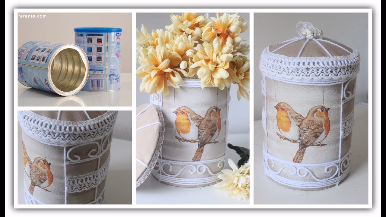 ¿Cómo reciclar las latas de comida?