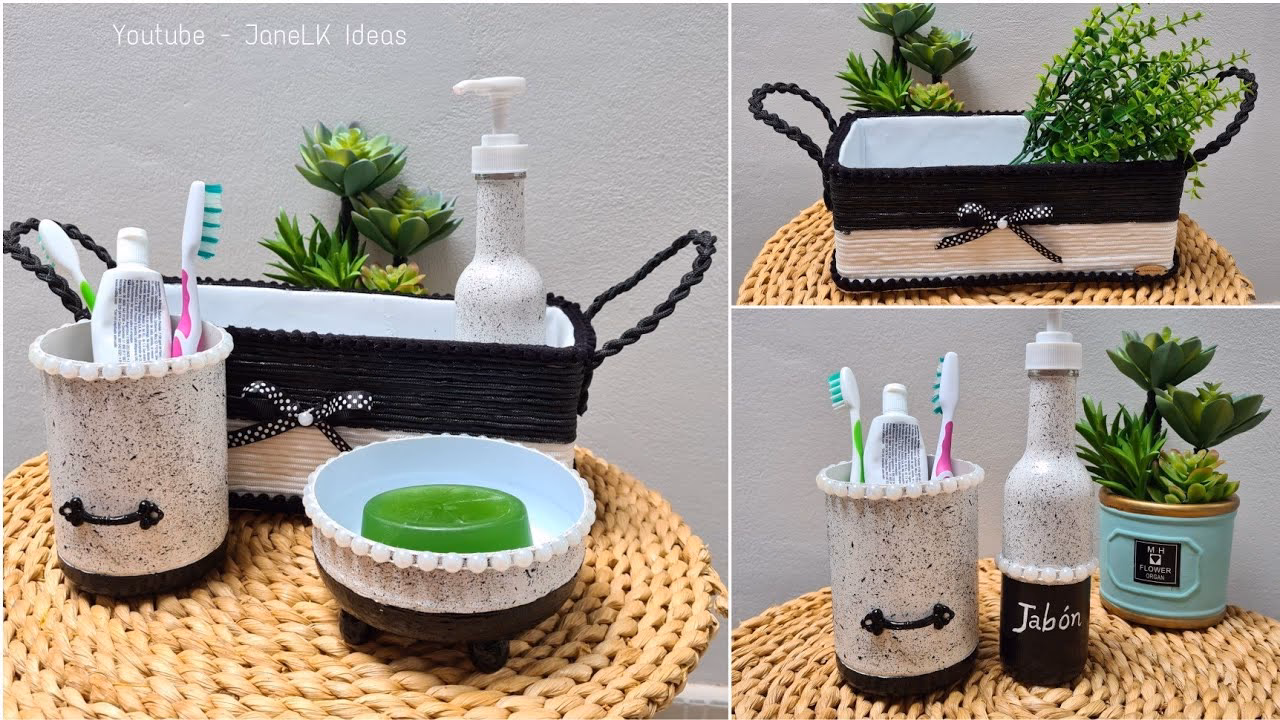 ¿Cómo reciclar los sujetadores de baño?