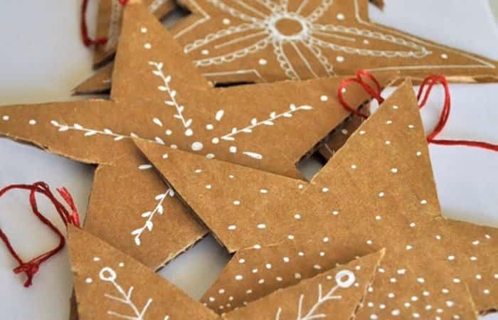 ¿Qué podemos hacer con papel y cartón en navidad?