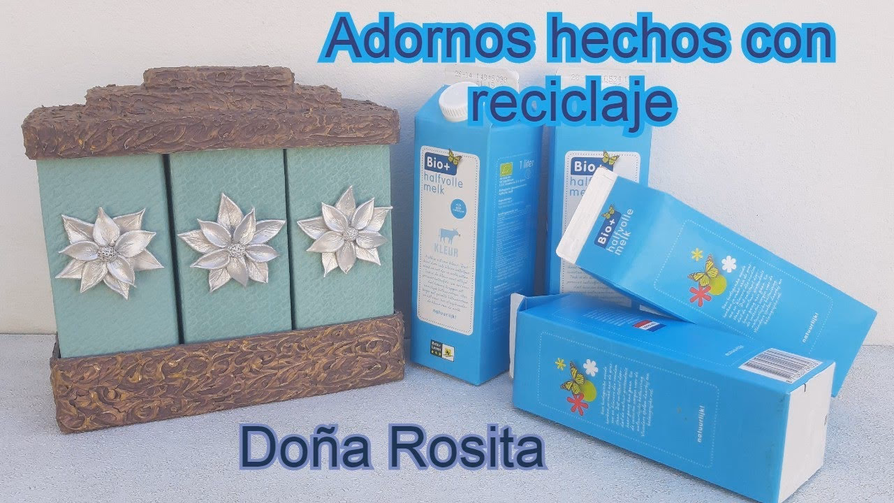 ¿Cómo se pueden convertir las manualidades con Carton de leche?