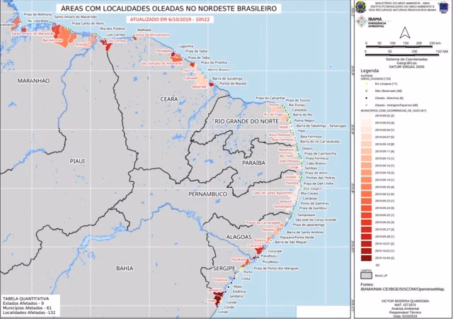 ¿Cuántos residuos han contaminado las playas del noreste del país?