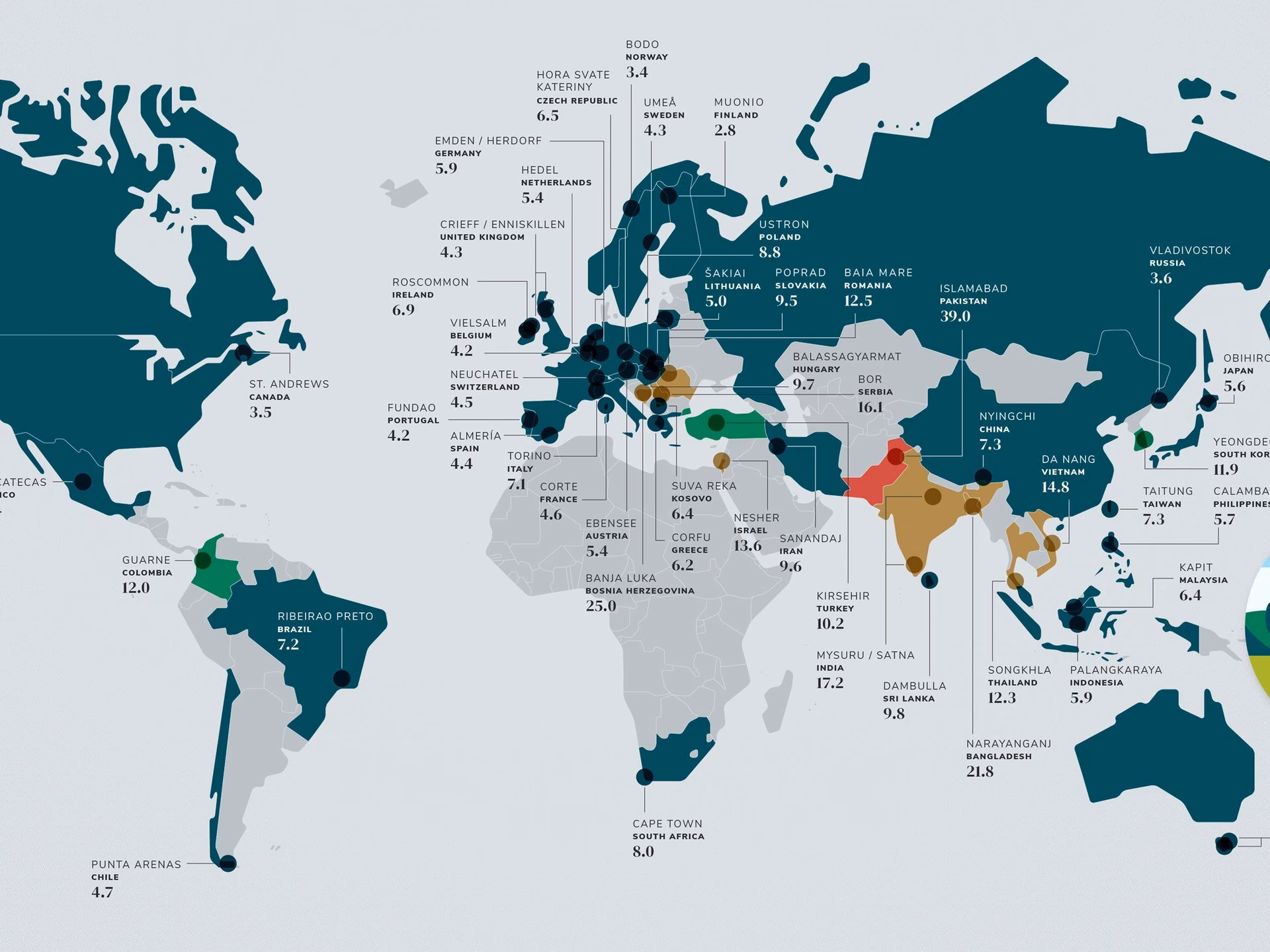 ¿Qué es el mapa de la contaminación del planeta en tiempo real?