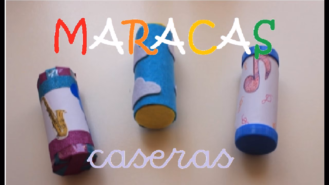 ¿Cómo hacer maracas recicladas con botellas plásticas?