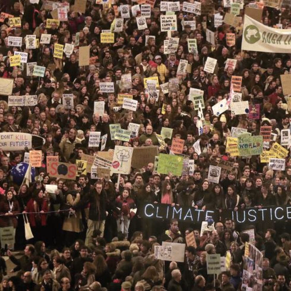 ¿Cuántas personas marchan en Madrid para exigir justicia climática?